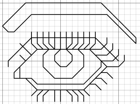 Рисунки по клеточкам в тетради