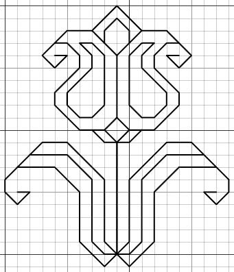 Узоры по клеточкам в тетради