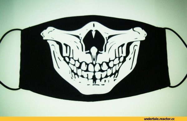 Череп в медицинской маске рисунок