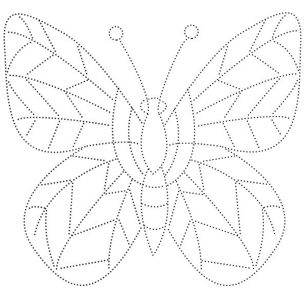 Обвести по точкам двумя руками