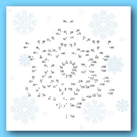 Рисование по точкам с цифрами