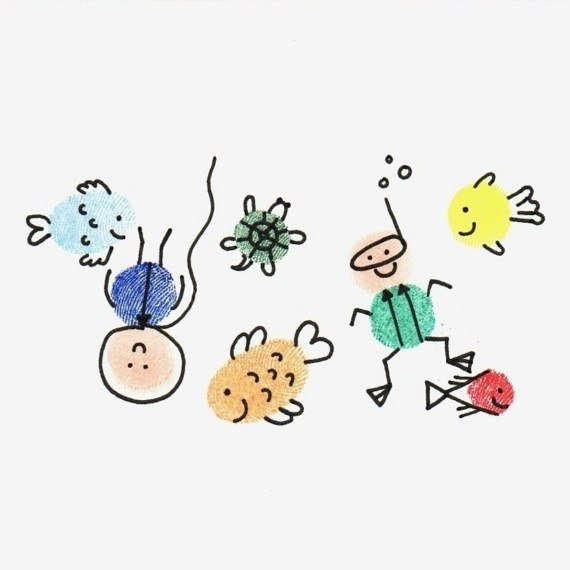 Рисунки пальчиками