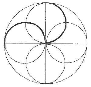 Узор в круге черчение