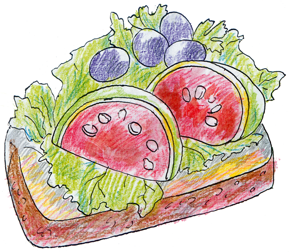 Бутерброд для срисовки