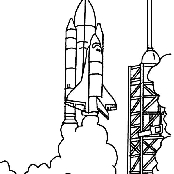 Ракета Восток раскраска