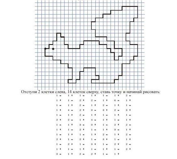 Графический диктант Орел