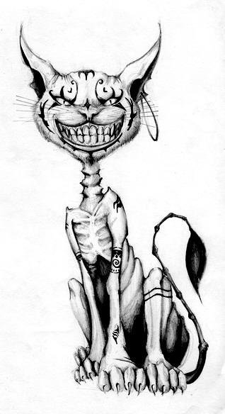 Нарисовать страшного кота