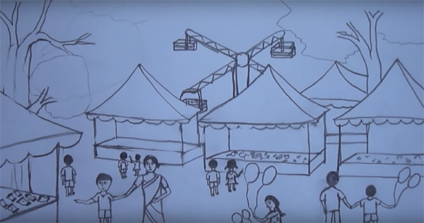 Цирк детский рисунок