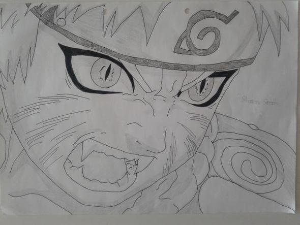 Аниме Наруто для срисовки Наруто