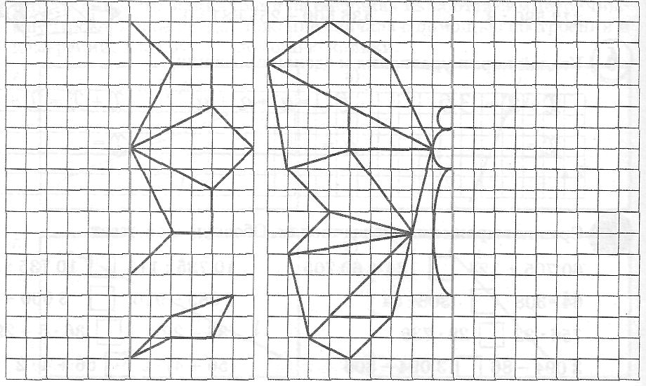 Нарисовать симметричный рисунок 6 класс математика. Ось симметрии 3 класс математика. Симметрия задания для 3 класса Петерсон. Построение симметричных фигур 3 класс Петерсон. Симметричное рисование по клеткам.
