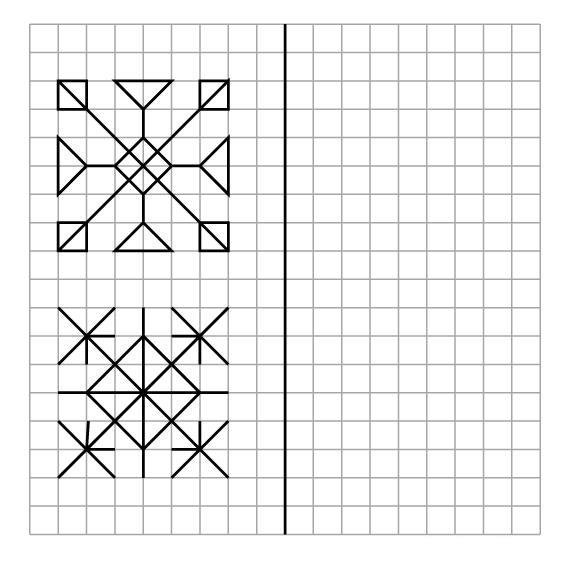 Необычные узоры по клеточкам