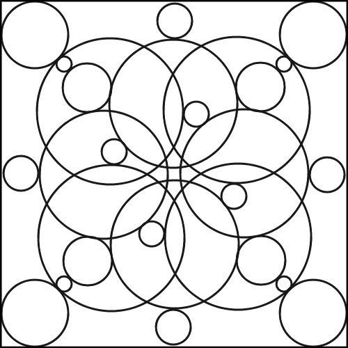 Орнамент из окружностей