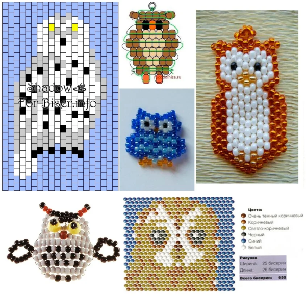 Мышь из бисера