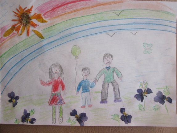 Моё счастливое детство рисунки карандашом