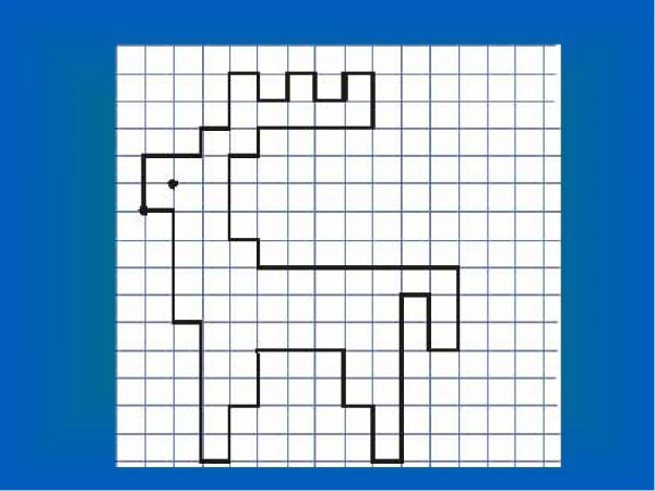 Графический диктант животные