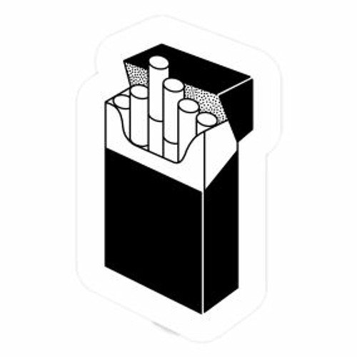 Черно белая пачка сигарет