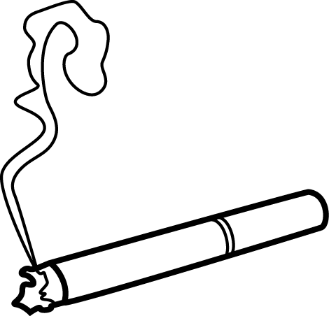 Нарисованная сигарета