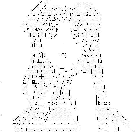 ASCII Art рисунки символами и знаками