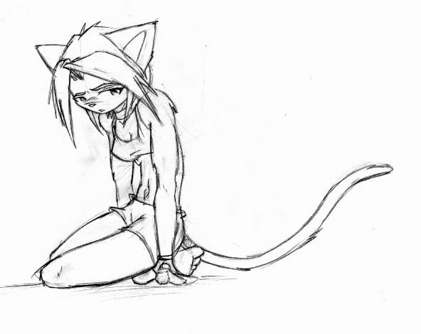 Манекены фурри кошек для рисования