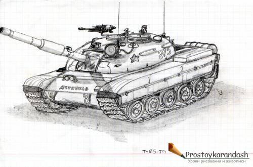 Танк кв 2 рисунок