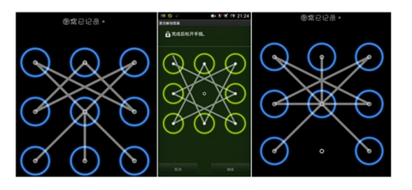 Сложные пароли графического ключа