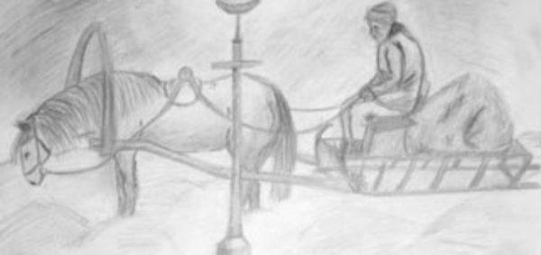 Иллюстрация к рассказу Чехова степь