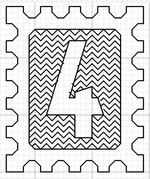 Геометрические рисунки по клеточкам