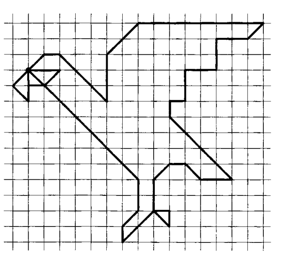 Чертить по клеточкам для детей