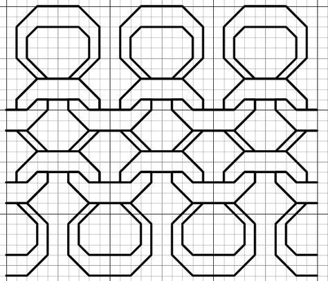 Орнамент по клеточкам