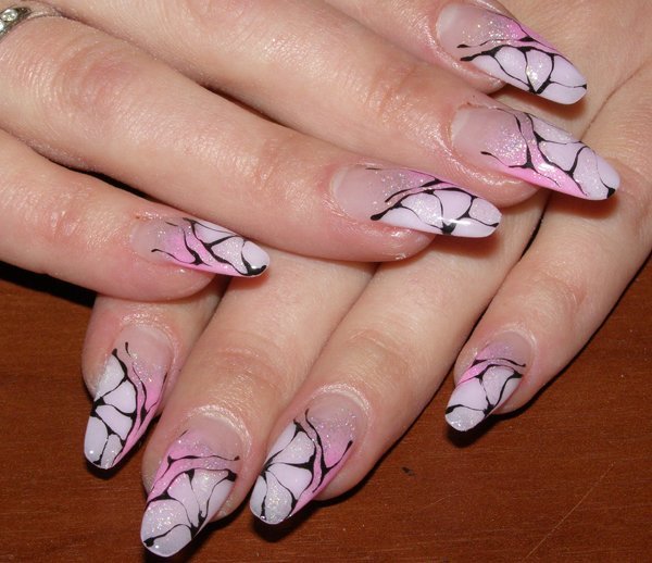 Дизайн ногтей акриловыми красками