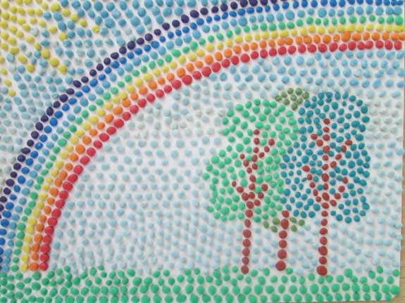 Рисование ушными палочками