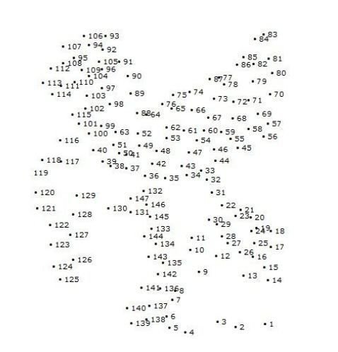 Рисование по точкам сложные