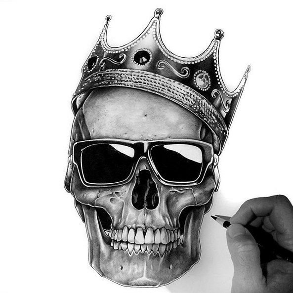 Эскизы татуировок корона для девушек