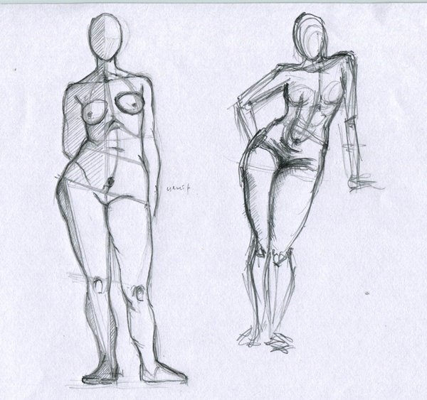 Контрапост анатомия женщина