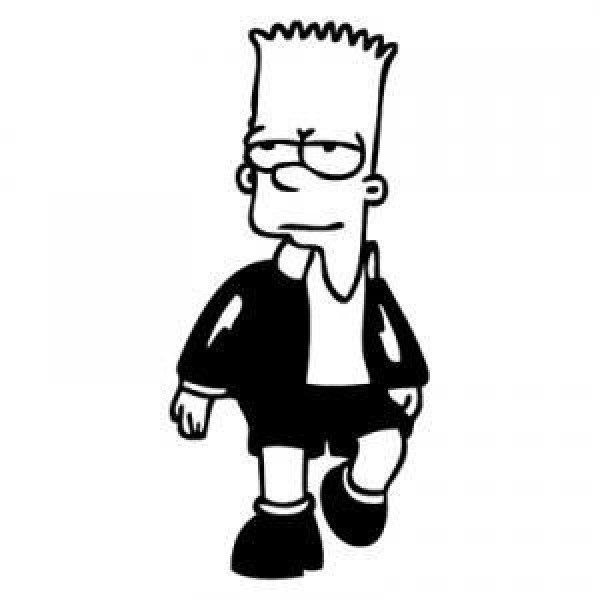 Барт симпсон плачет