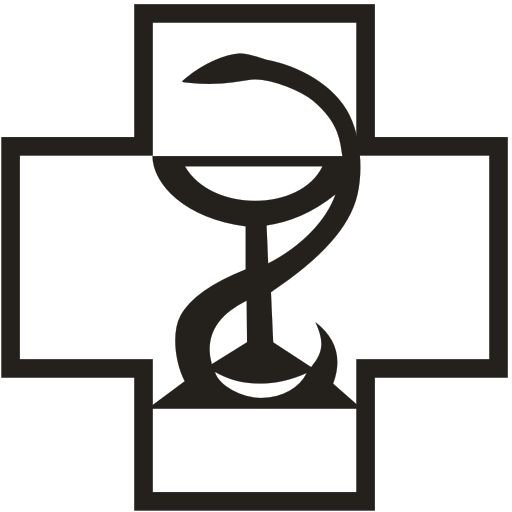 Раскраска значок медицинского работника