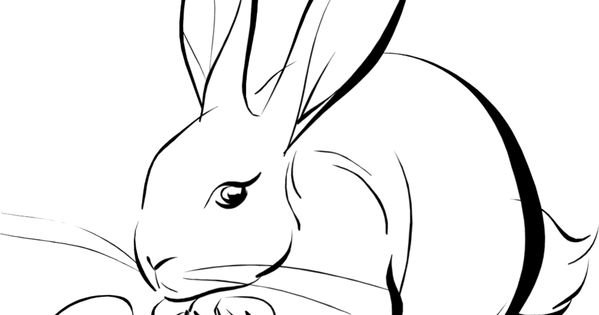 Кролик в паинте