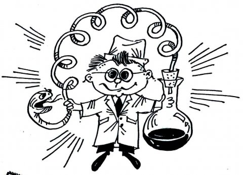 Раскраска химические опыты