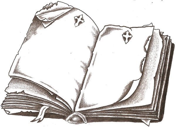 Обложка книги карандашом