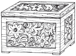 Шкатулка раскраска