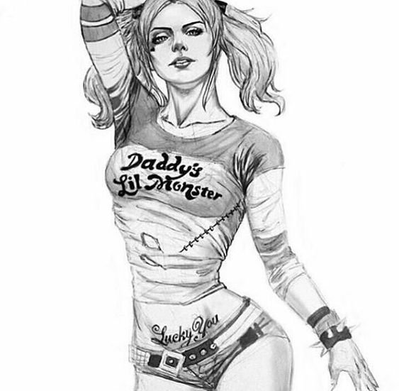 Харли Квинн Марго Квин скетч