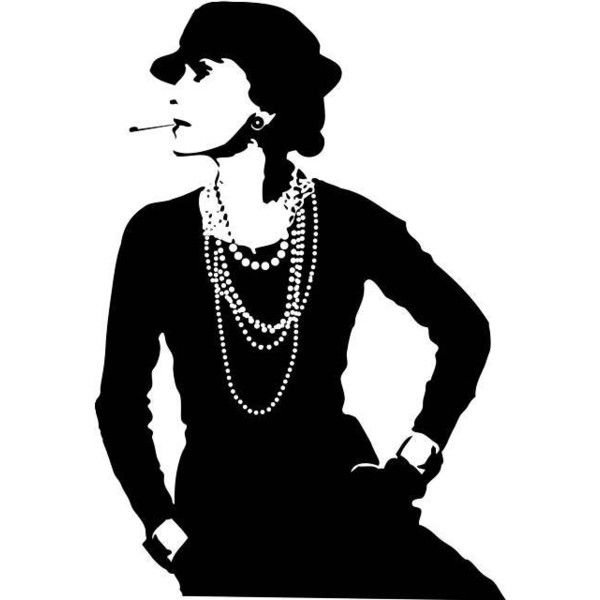 Коко Шанель портрет рисунок