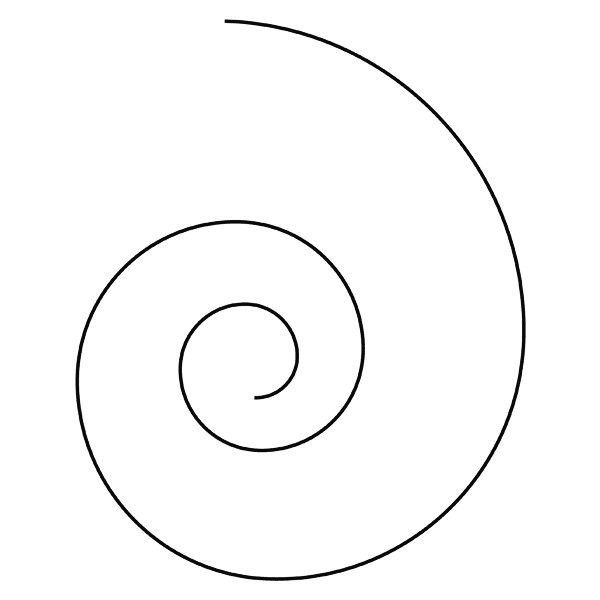 Спираль шаблон