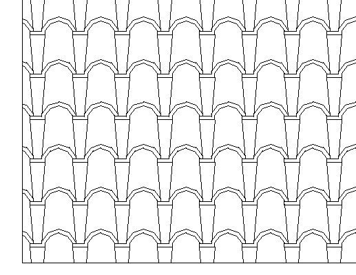 Черепица Автокад