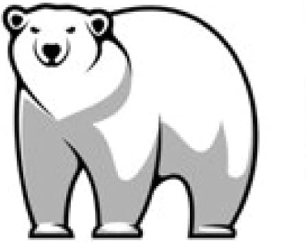Медведь контур схематичный рисунок