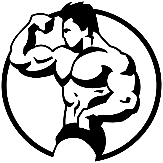 Логотип бодибилдер