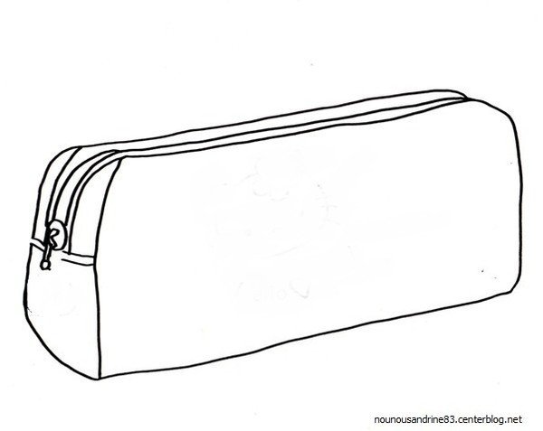 Пенал раскраска для малышей