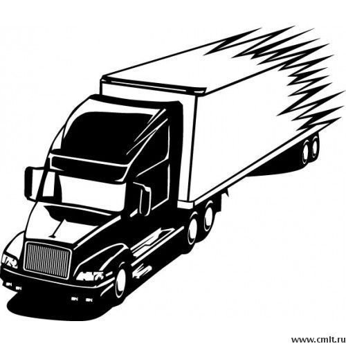 Грузовик в графике