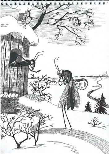 Раскраски по басням Крылова