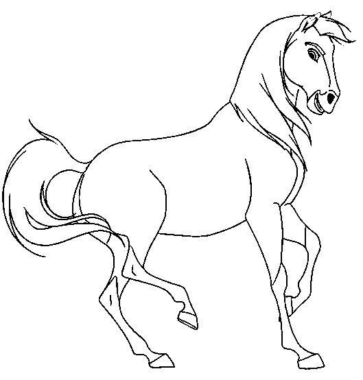 Раскраски спирит душа прерий 2